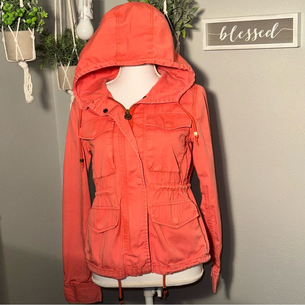 Women's Michael Kors hooded zipper jacket